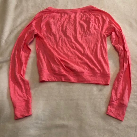 T-shirt à Lacets Victoria's Secret Love Pink - Rose, Neuf Avec étiquette, Manches Courtes